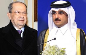 أمير قطر يهنئ الرئيس اللبناني بتشكيل الحكومة