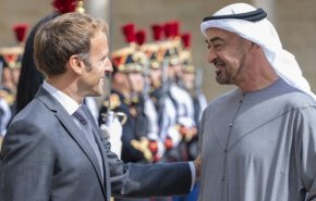 دیدار ولی‌عهد ابوظبی با رئیس‌جمهور فرانسه در پاریس