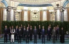عکس دسته جمعی سران سازمان همکاری شانگهای 