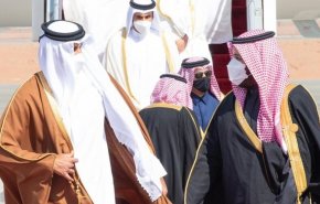 عکسی متفاوت از دیدار سران قطر، عربستان سعودی و امارات
