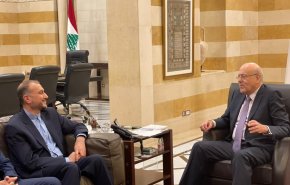 دیدار امیرعبداللهیان با نخست‌ وزیر لبنان
