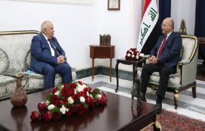 تأکید رئیس جمهور عراق بر ضرورت پایان بحران‌ها در سوریه، یمن و لیبی