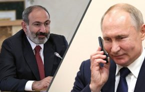 گفت‌وگوی تلفنی پوتین و پاشینیان درباره تحولات قره‌باغ