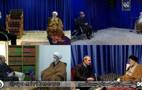دیدار رئیس رسانه ملی با مراجع عظام تقلید
