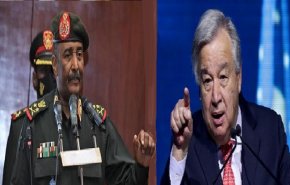 البرهان يشدد مع غوتيريش ضرورة الإسراع بتشكيل حكومة سودانية مدنية
