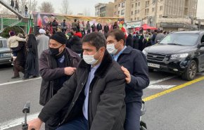 حضور موتوری معاون اول رئیس جمهور در راهپیمایی 22 بهمن تهران
