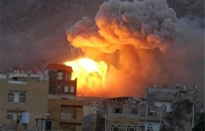 حمله هوایی ائتلاف سعودی به غرب صنعاء
