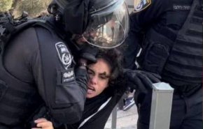 وحشیگری اشغالگران صهیونیستی با یک دختر فلسطینی 