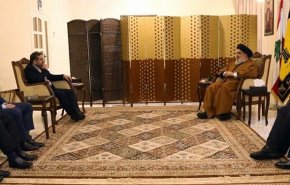 دیدار وزیر ایرانی با سید حسن نصرالله
