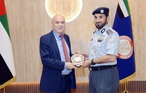 دیدار وزیر صهیونیست با رئیس پلیس ابوظبی
