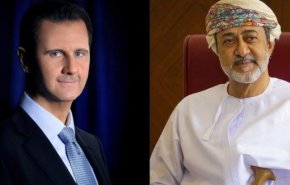 تاکید رئیس جمهور سوریه و سلطان عمان بر تقویت همکاری‌ها
