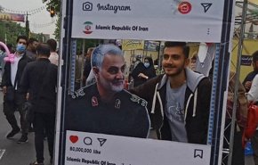 مقابله نمادین با حذف تصاویر شهید سلیمانی از اینستاگرام