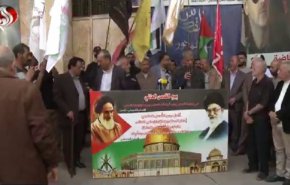 برگزاری مراسم روز جهانی قدس از سوی گروه های فلسطینی در لبنان+ ویدیو