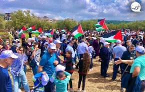 فلسطینی ها در اراضی اشغالی «راهپیمایی بازگشت» برگزار کردند