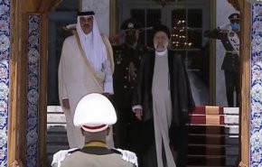 استقبال رسمی رئیس جمهور از امیر قطر
