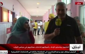 ستایش سيد حسن نصر الله هنگام انتخابات