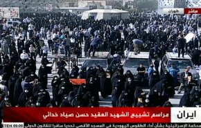 برگزاری مراسم تشییع پیکر شهید صیاد خدایی
