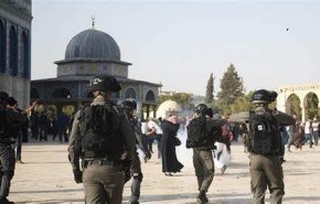 یورش صهیونیست ها به راهپیمایی مسالمت آمیز فلسطینی ها