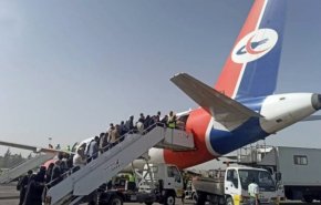 هشتمین پرواز هواپیمای مسافربری در چارچوب آتش‌بس از اردن به فرودگاه صنعا