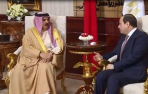 دیدار شاه بحرین با السیسی در شرم‌الشیخ