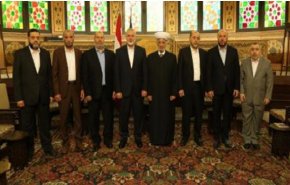 دیدار و رایزنی «هنیه» با مفتی اعظم لبنان + عکس