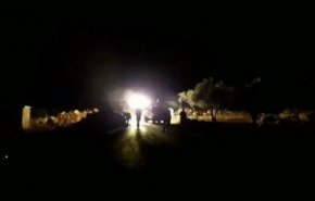 مقابله ارتش سوریه با کاروان نظامی آمریکا