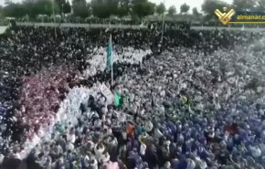 استقبال گسترده لبنانی ها از مراسم «سلام یا مهدی» در جنوب لبنان