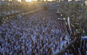 نماز عید قربان در بین الحرمین اقامه شد + تصاویر