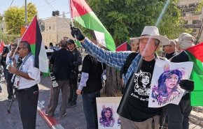 صهیونیست ها تظاهرات فلسطینی ها علیه سفر بایدن را سرکوب کردند