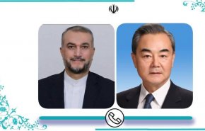 گفتگوی تلفنی وزرای امور خارجه جمهوری اسلامی ایران و چین
