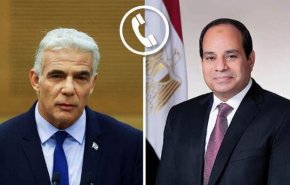 گفتگو تلفنی السیسی با لاپید؛ تاکید بر ضرورت پایبندی به آتش بس در نوار غزه