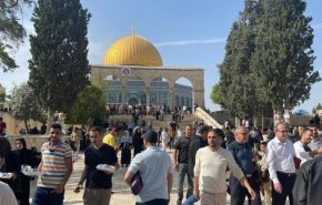 آلاف الفلسطينيين يتوجهون للأقصى نصرة له ودعما للأسير عوادة