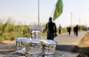 پذیرایی دختر خردسال عراقی از زائران اربعین + فیلم