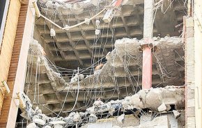 ساختمان متروپل دوباره ريخت؛ تعدادی مجروح برجای گذاشت