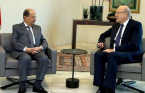 نشست عون و میقاتی درباره تشکیل دولت جدید لبنان