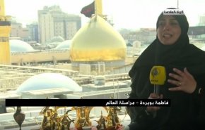 تصاویری از حضور باشکوه زائران در حرم امام حسین (ع) 