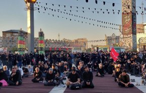 پیاده روی جاماندگان اربعین/ طنین لبیک 
