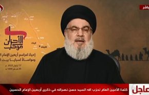 استخراج گاز از میدان کاریش خط قرمز است/ چشم و موشک‌های‌ حزب الله به سمت کاریش/ قدردان جوانان فلسطینی هستیم
