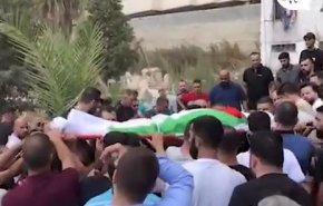 حضور نابلسی ها در مراسم تشییع پیکر شهید «فراس یعیش» 