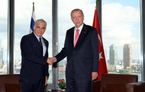 دیدار و گفت‌وگوی اردوغان و لاپید در نیویورک
