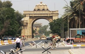 سرنگونی یک پهپاد در منطقه سبز بغداد