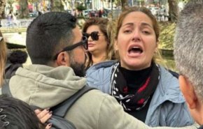 تحقیر مهناز افشار در آشوب‌های ضدانقلاب دوسلدورف آلمان