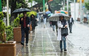 رگبار باران در ۹ استان/ نفوذ گرد و غبار به ۸ استان