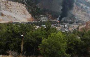 انفجار صهريج مازوت في لبنان

