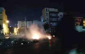 تظاهرات شبانه در برخی مناطق پایتخت تونس و شهر بنزرت