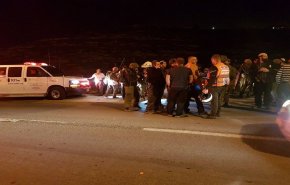 شاهد..عملية إطلاق نار اليوم في قرية تل قضاء نابلس 
