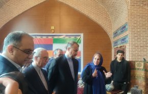امیرعبداللهیان از مسجد کبود ایروان بازدید کرد