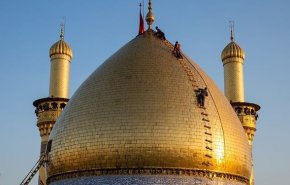 شست‌وشوی گنبد حرم حضرت عباس (ع) پس از 3 ماه+فیلم
