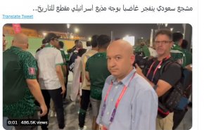 فریاد هوادار سعودی بر سر خبرنگار صهیونیست