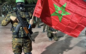گردانهای قسام پرچم مغرب را برافراشتند
